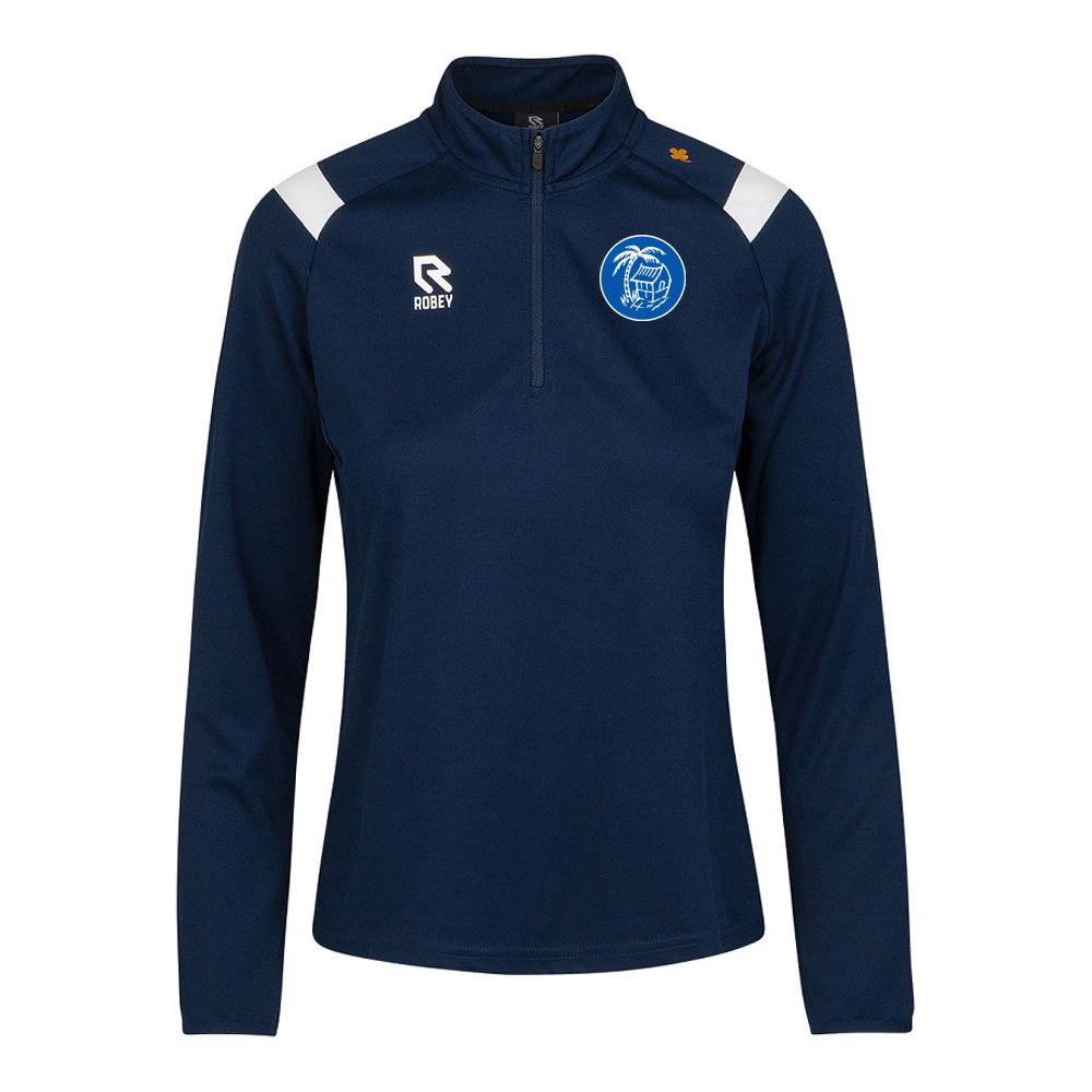 Robey Sc Kampong Half Zip Dames Blauw