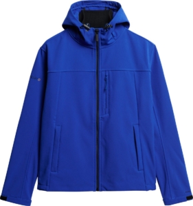 Superdry Softshell trekkerjas met capuchon Heren Blauw