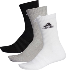 adidas Cushion Crew 3-Pack Sokken 43 45 Grijs