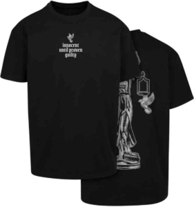 Mister Tee Justice Oversize Heren T-shirt M Zwart