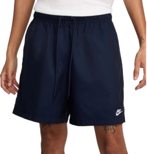 Nike club flow short in de kleur marine. Blauw