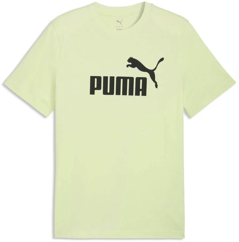 Puma ESS No. 1 Logo Shirt Heren Limegreen