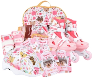 Tempish Baby Skate Set Wild Kinder Skeelers – Inline Skates Set – Verstelbaar Roze