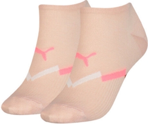 PUMA dames seasonal sneakersokken 2P Roze