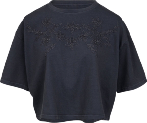 Brunotti Dilola T-Shirt Pirate Dames 100% Katoen Relaxed Fit L Zwart