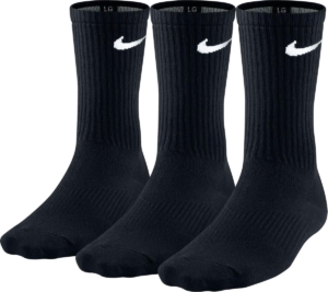 Nike Lightweight Sokken 3-Pack Large Zwart
