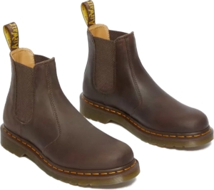 Dr.Martens 2976 Ys Donkerbruin Laarzen Crazy Horse Donkerbruin Streetwear Volwassen