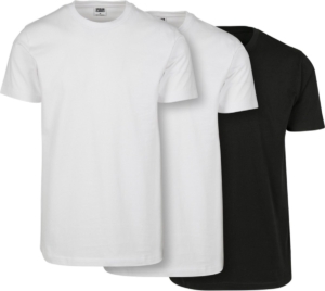 Urban Classics Basic 3Pack Heren Tshirt 3XL Wit