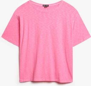 Superdry STUDIOS DROPPED SHOULDER TEE Dames T-shirt Roze