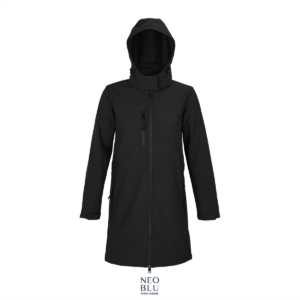 Neoblu Women´s Long Softshell Coat Achille NB3794 Deep Zwart