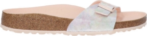 Birkenstock Madrid Dames Slippers Iridescent Light Rose Narrow-fit Microvezel Roze
