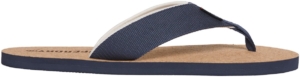 Superdry Cork Graphic Teenslippers Heren Slippers Marineblauw