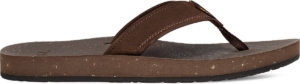 Teva M REFLIP Leren Heren Slippers Bruin