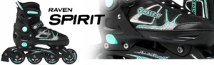 RAVEN Spirit 3-in-1 skates Zwart