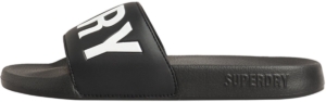 Superdry Code Core badslippers Dames Slippers Zwart