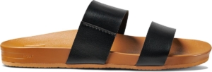 REEF CUSHION VISTA Dames Slippers – Naturel Zwart