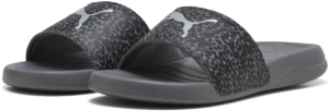 PUMA Popcat 20 Feline Dames Slippers Soft Taupe-Chocolate Fondue-PUMA Goud