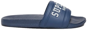 Superdry Destination Pool Slippers Dames Slippers Marineblauw