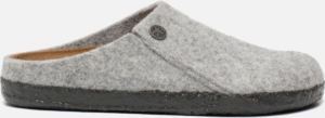Birkenstock Zermatt pantoffels lichtgrijs Vilt
