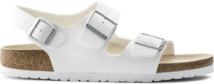 Birkenstock Milano Sandalen Regular-fit Imitatieleer 034731 Wit