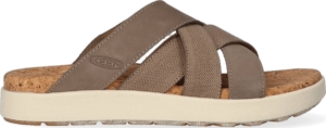 Keen Elle Mixed Slide Dames Slippers Brindle/Birch Bruin