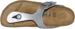 Birkenstock Slippers Dames Zilver