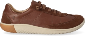Keen KNX T-Toe Heren Sneakers Leer Dark Earth/Plaza Taupe Bruin