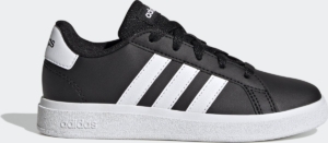 Adidas Sportswear Grand Court Lifestyle Tennis Lace-Up Schoenen Kinderen Zwart