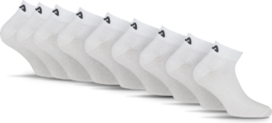 FILA Quartersokken Enkelsokken 9 pack – Logo op de hiel Wit