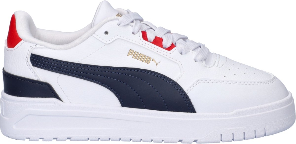 Puma Shuffle Downtown Lo Jr Sneakers Jongens Wit