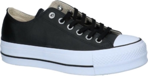 Converse Chuck Taylor All Star Lift Ox Sneakers Dames Leren Sneaker Zwart