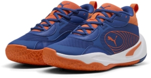 Puma Playmaker Pro Basketbalschoenen Voor Jongeren 1/2 Jongens Oranje