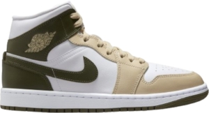 Nike Nike Air Jordan 1 Mid Dames Sneakers Wit