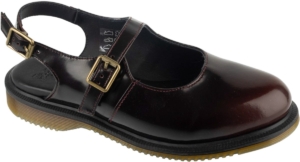 Dr. Martens Madaline Mary Jane Shoes Vrouwen Sandalen Kastanjebruin