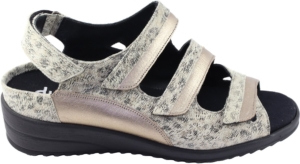 Durea 7426 K Platte sandalenDames Sandalen Beige