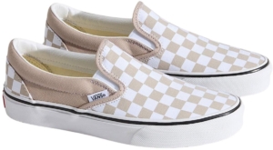 Vans Classic Slip-On Checkerboard Mushroom Sneakers Senior Beige