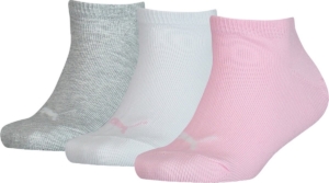 Puma Kids Invisible 3P Sokken 3-Pack 23 26 Roze