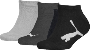 Puma Kids Sneakersokken 3 Pack Zwart