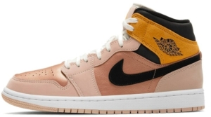 Nike Nike Air Jordan 1 Mid SE Sneaker /Lime Zwart