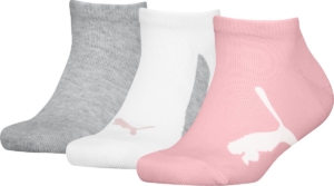 Puma Kids Sneakersokken 3 Pack Roze