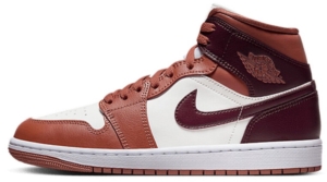 Nike Air Jordan 1 Mid- Sneakers Dames Wit