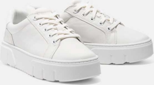 Timberland LAUREL COURT LOW – LACE UP SNEAKER FULL GRAIN Wit