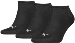 Puma 6-Pack Katoenen Sneakersokken Halfhoge Pasvorm Heren Dames – 261080001 Zwart