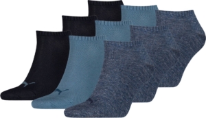 SOKKEN 9 paar Puma sneaker onzichtbare sokken 49 Unisex sokken voor dames en heren Blauw