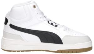 Puma Shuffle Downtown Mid Jr Sneakers Jongens Wit
