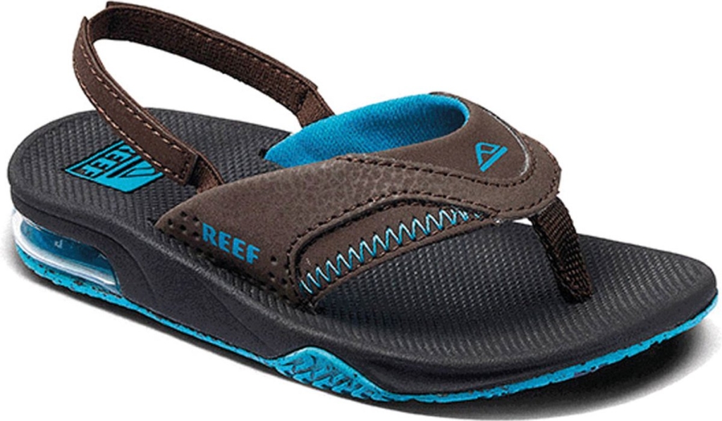 Reef Little Fanning Teenslippers Junior Zwart