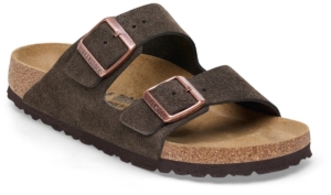 BIRKENSTOCK ARIZONA MOCCA SUÈDE NARROW- 4066648267966 Bruin