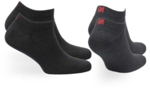 Norfolk 2 paar Wandelsokken Anti Blaren 60% Merino Wol enkelsokken met Snelle Vochtopname Platte Teennaad Enkelsokken Dames Heren Wollen Sokken 39-42 – Sheldon Low-cut Zwart