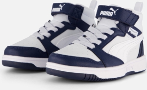 Puma Rebound v6 Mid Sneakers Imitatieleer Heren Blauw