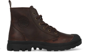 Palladium 76888-248-M Pampa Zip Leather Ess Herenlaarzen Bison Bruin